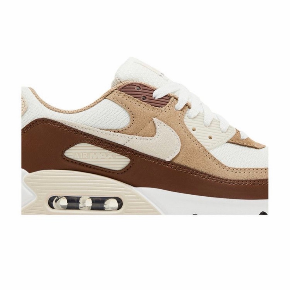 Nike Air Max 90 Khaki and Brown Athletic Shoes - Picture 8 of 10